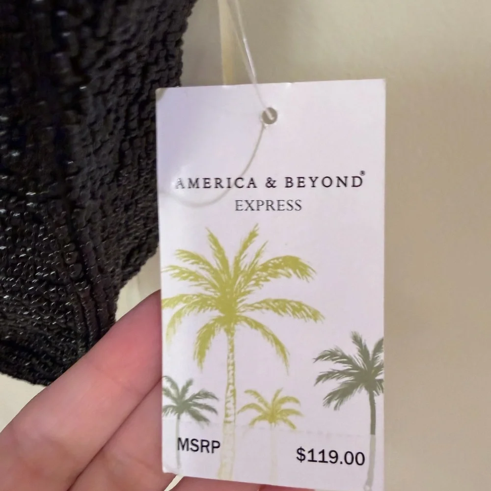 America & Beyond Evil Eye Hearts Stars Beaded Shoulder Bag Tik Tok Viral NWT - Picture 13 of 13